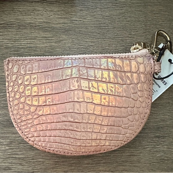 Brahmin Rose Gold Britt Coin Purse - Picture 2 of 2